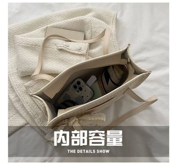 Woven Straw Tote Bag for Women | RBG-201